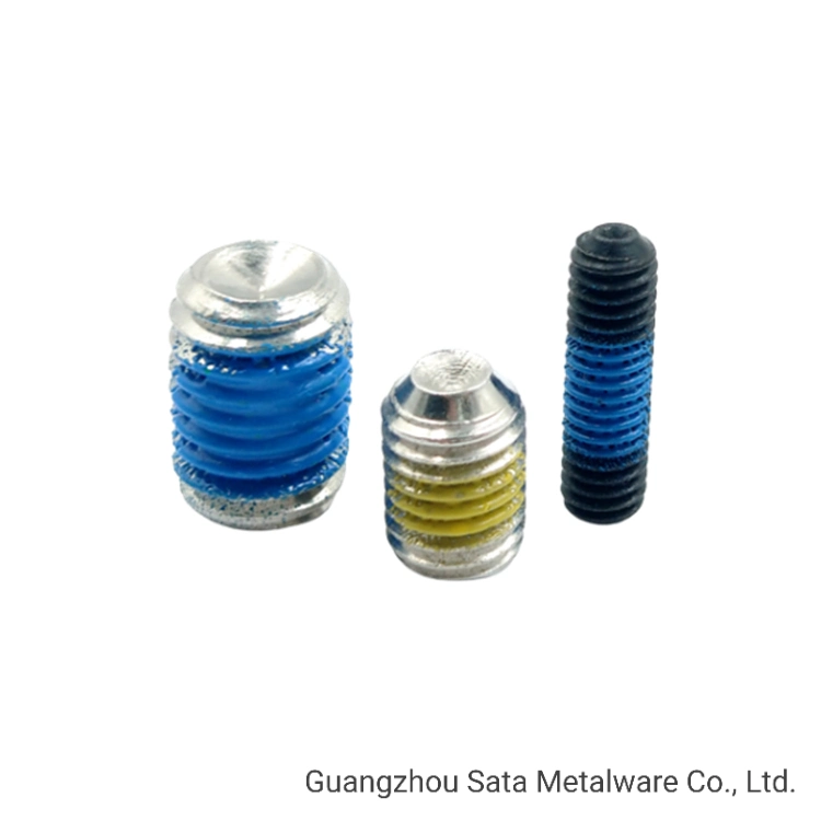 Alloy Steel and Stainless Steel Hex Socket Set Screws Hexagon Socket Grub Screws Allen Drive Headless Screws