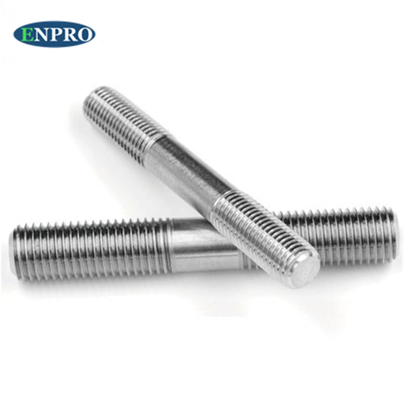 China Manufacturer Enpro Made Healf Thread Rods Equal Length Threaded Stud Bolt