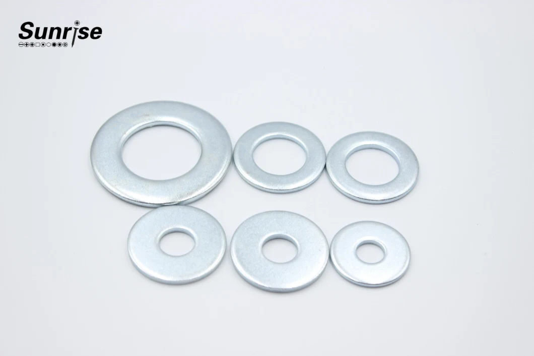 China Manufacturer DIN125A, DIN9021 Stainless Steel Carbon Steel Metal Plain Flat Washer Arandela Plana