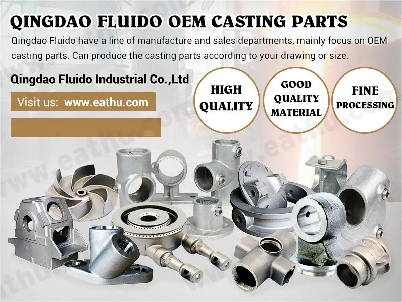 OEM/Customized/Custom Die Casting Spare Parts Made in Cast Iron/Steel/Aluminium