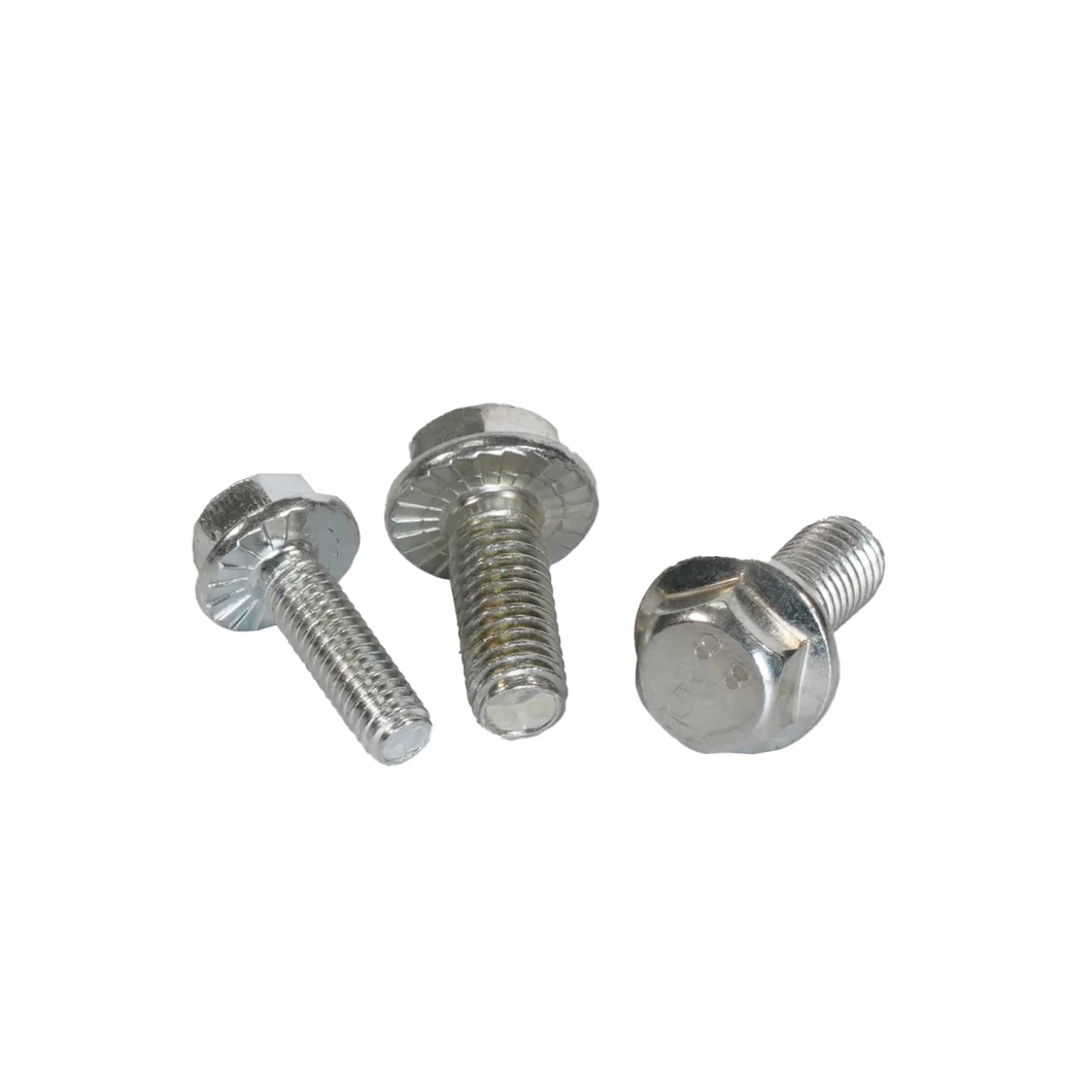 Factory Manufacturer Carbon Steel Zp Stainless Steel 304/316 Hex Flange Bolt