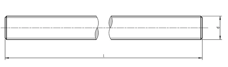 C1 50 N08031 B8ma DIN 2510 Uns N06600 Threaded Rods Studs