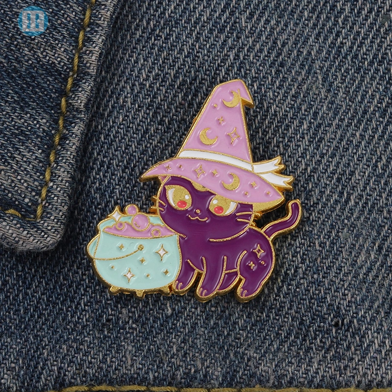 Popular Glitter Enamel Pins Cute