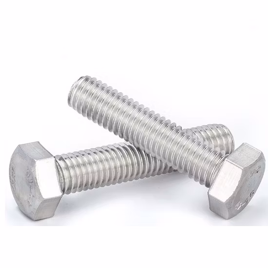 DIN933 931 에델슈탈 304 316 A2-70 A4-80 Sechskantsschraube